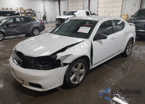 2013 Dodge Avenger Se from USA, damaged, VIN 1C3CDZAB5DN530788